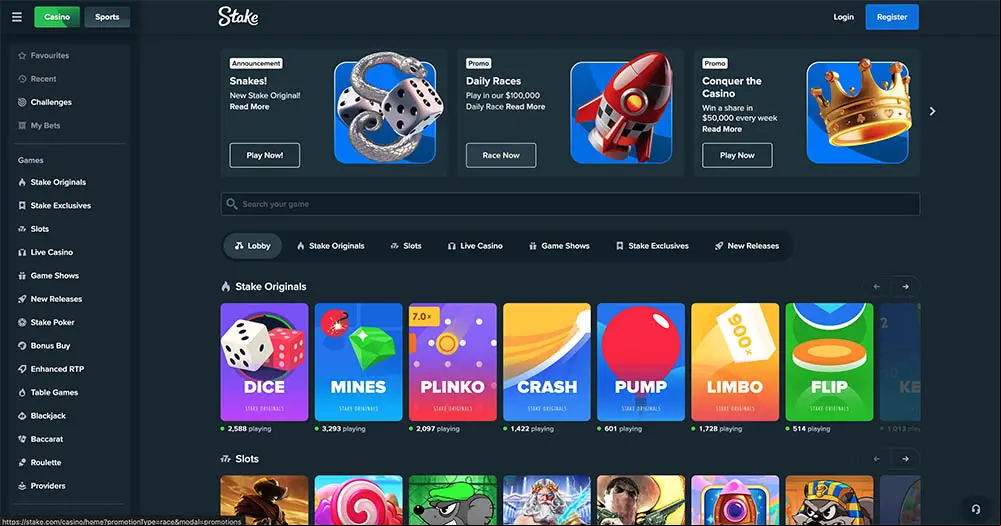 Stake casino review